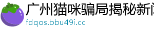 广州猫咪骗局揭秘新闻网_分享热门信息